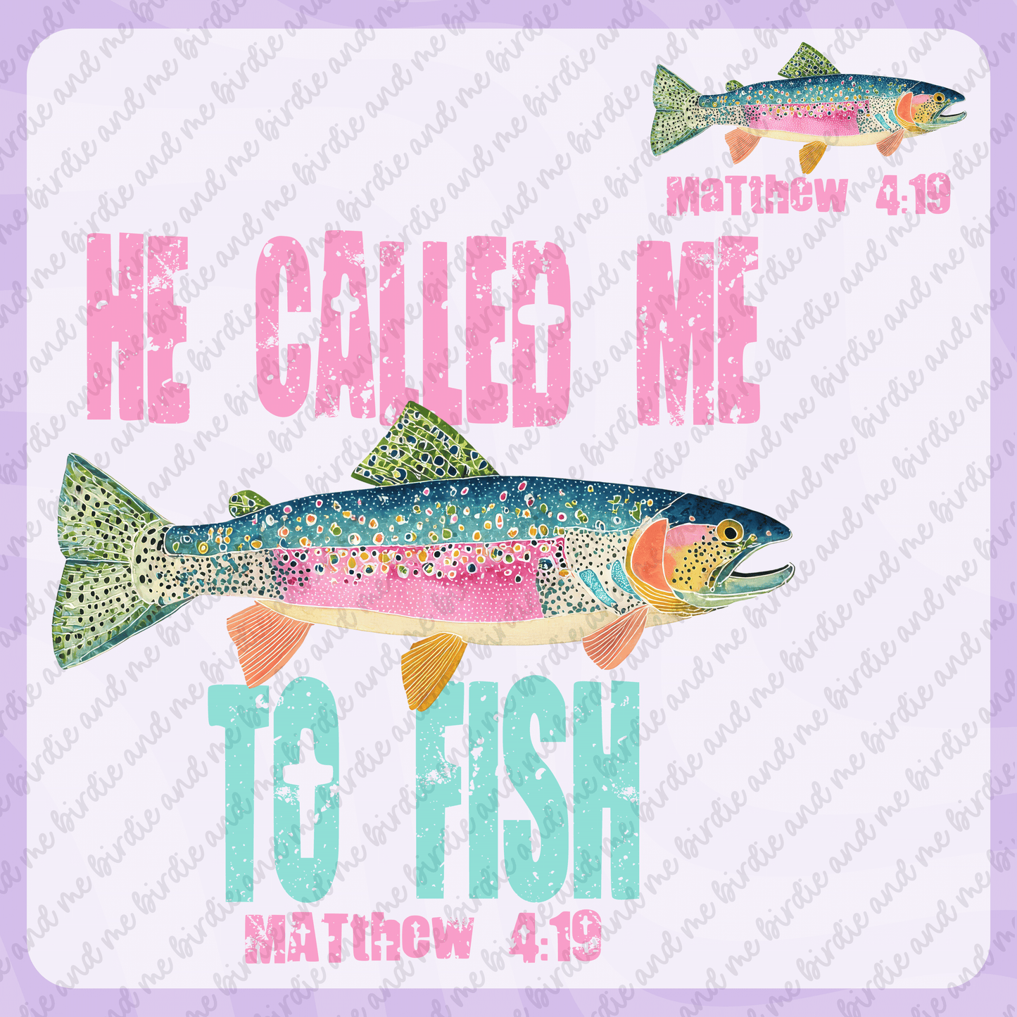 He Called Me To Fish (W/ Pocket)