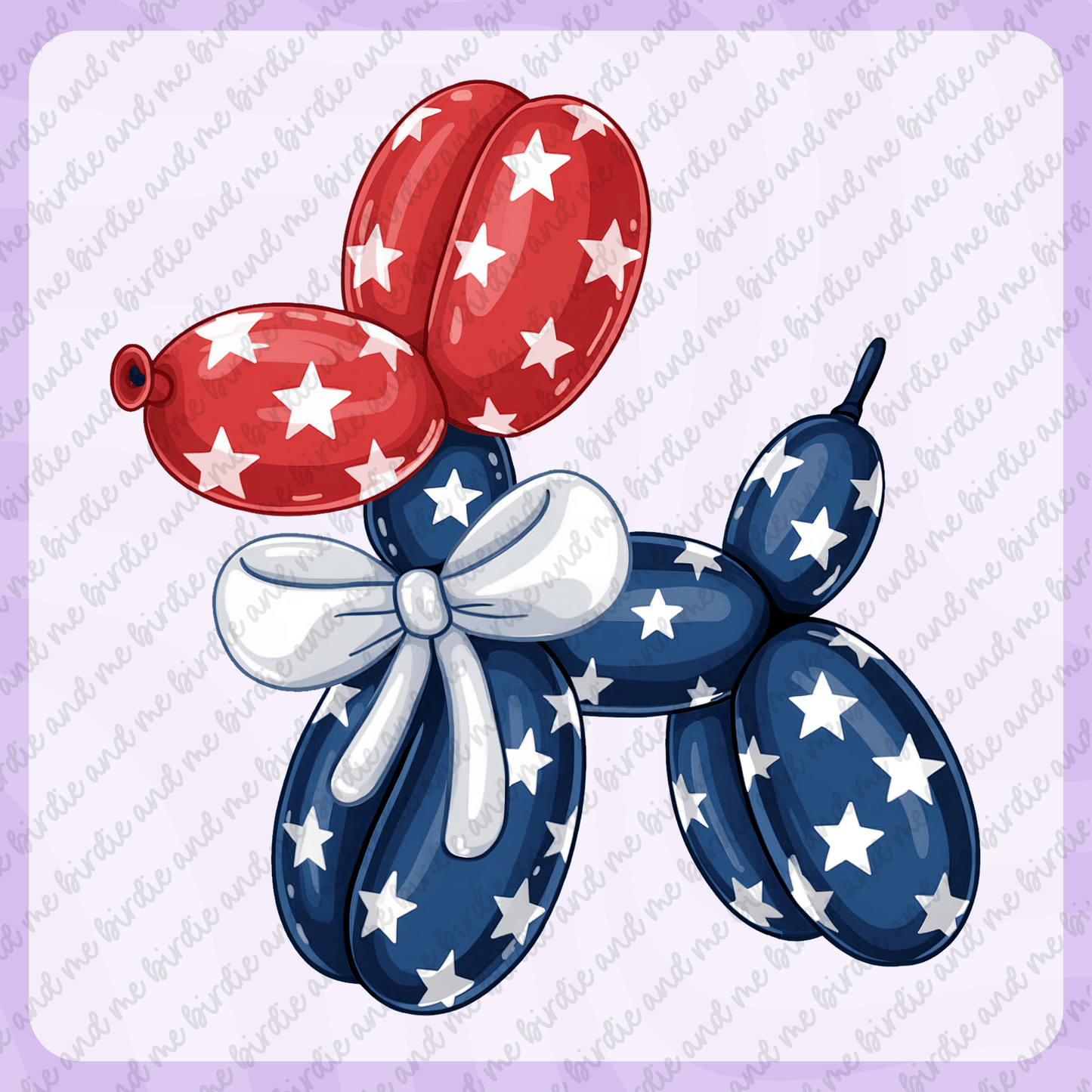 4th of July Balloon Dog
