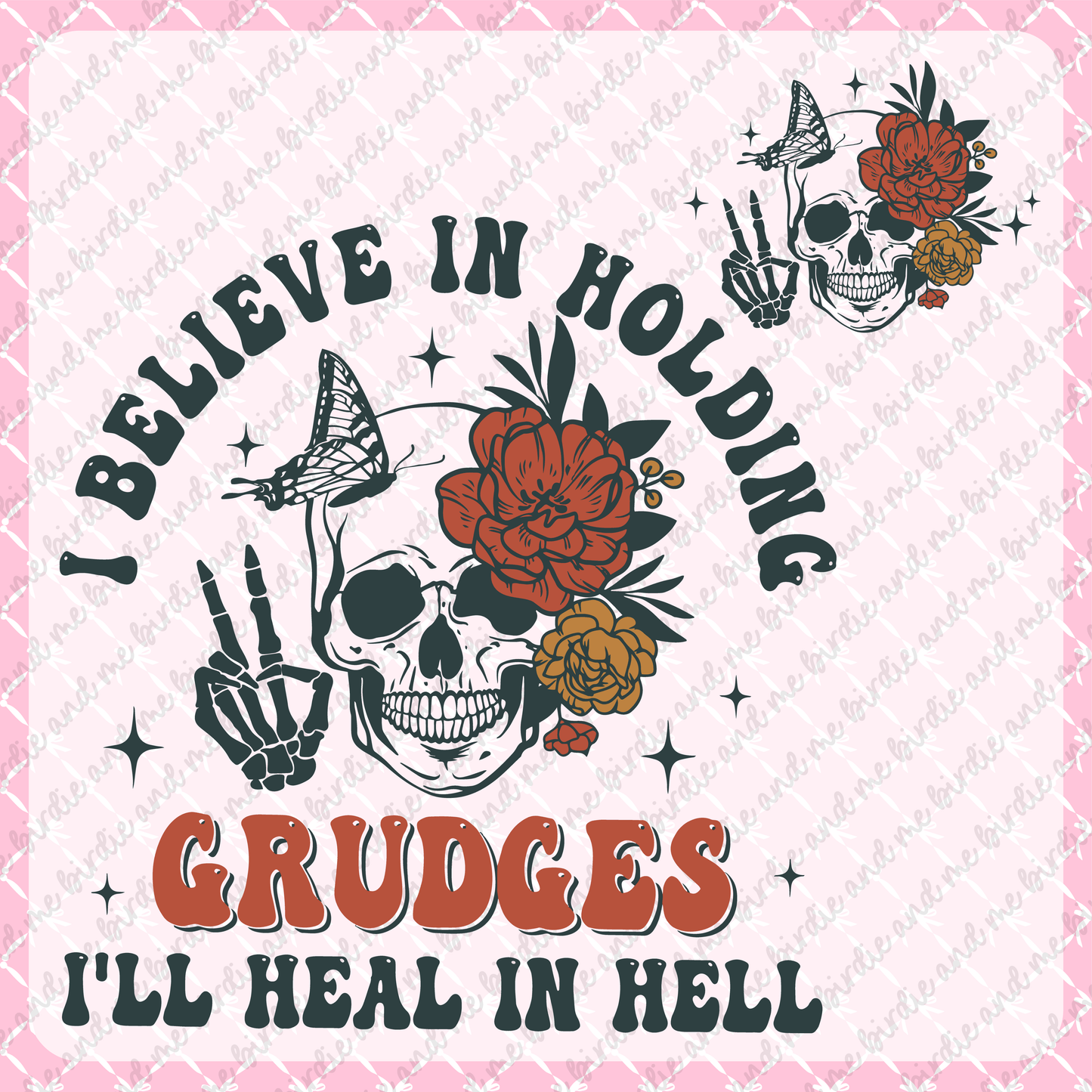 I Believe In Holding Grudges (W/ Pocket)