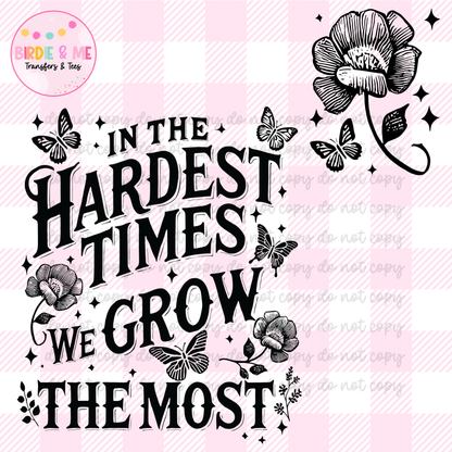 In The Hardest Times