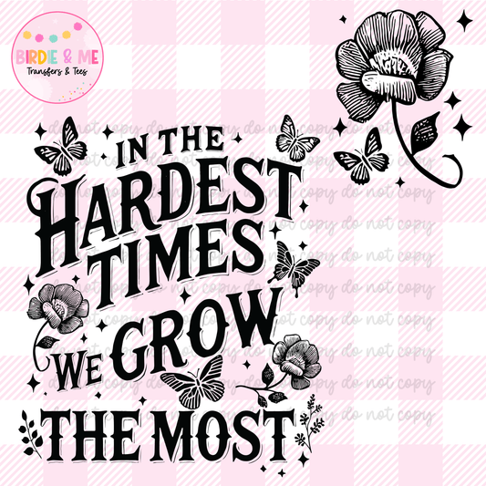 In The Hardest Times