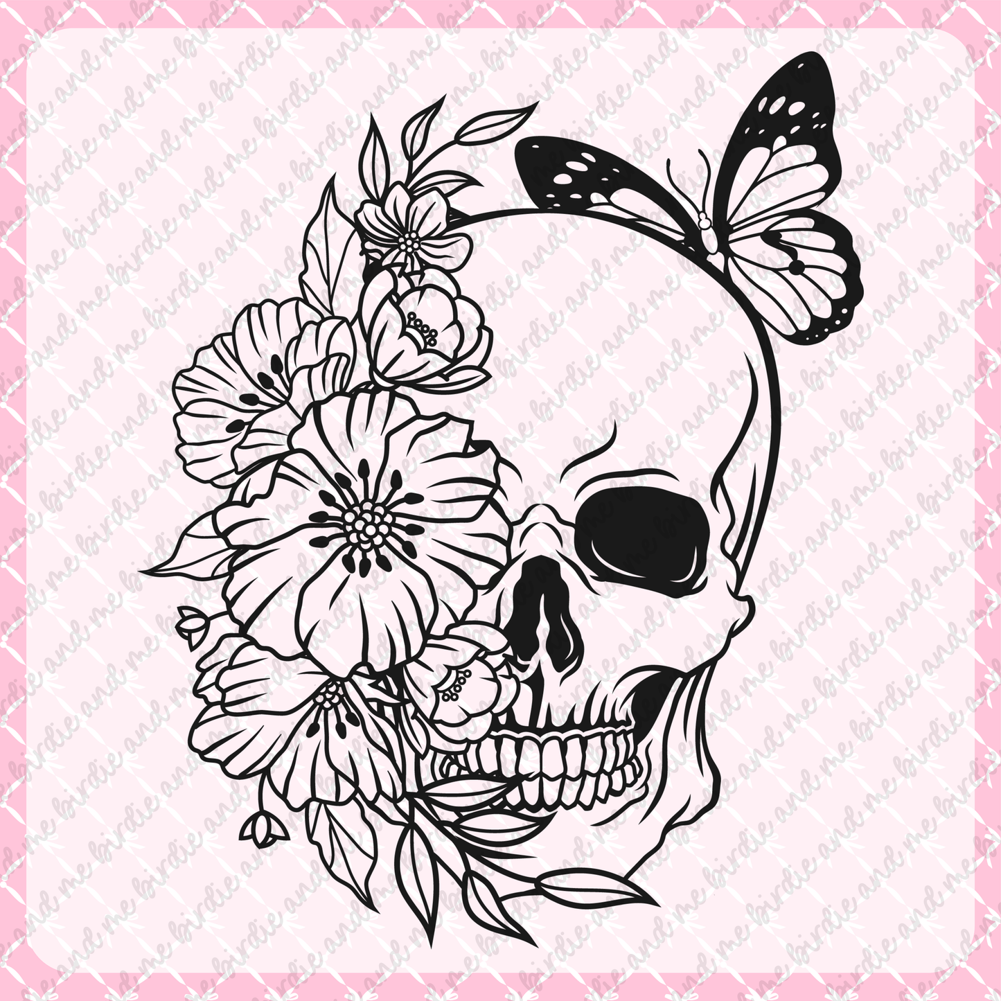 Floral Skull