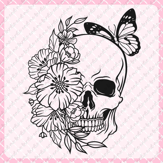 Floral Skull