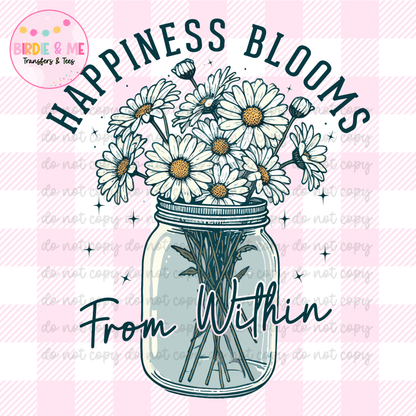 Happiness Blooms From Within