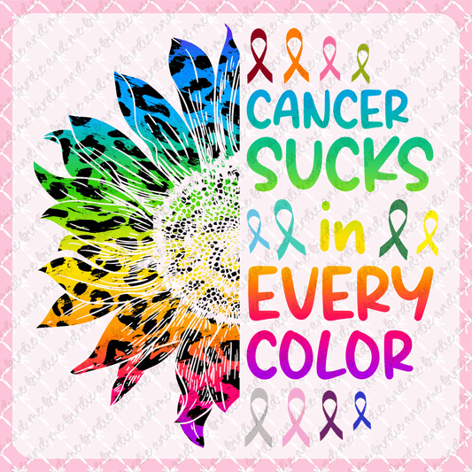 Cancer Sucks In Every Color