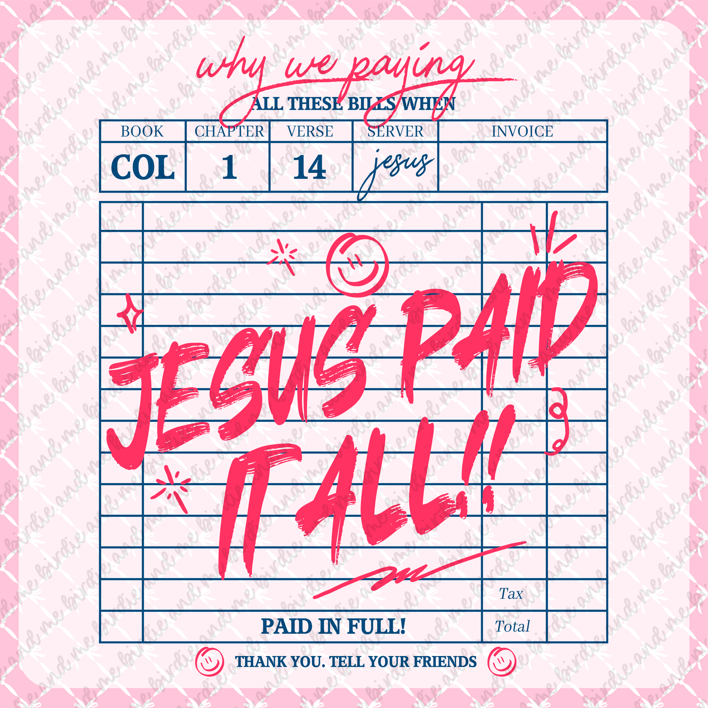 Jesus Paid It All