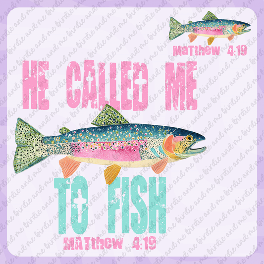 He Called Me To Fish (W/ Pocket)