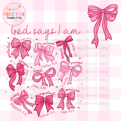 God Says I Am (W/ Pocket)