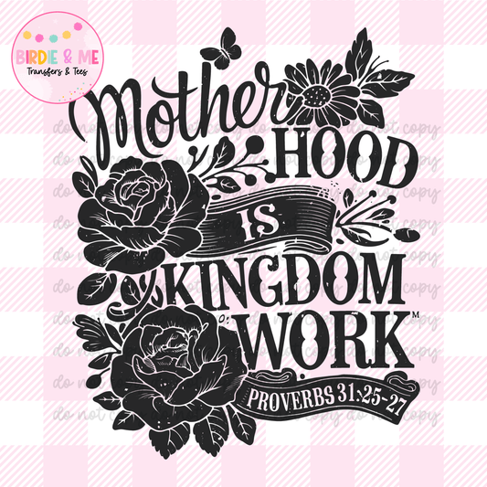 Motherhood Is Kingdom Work