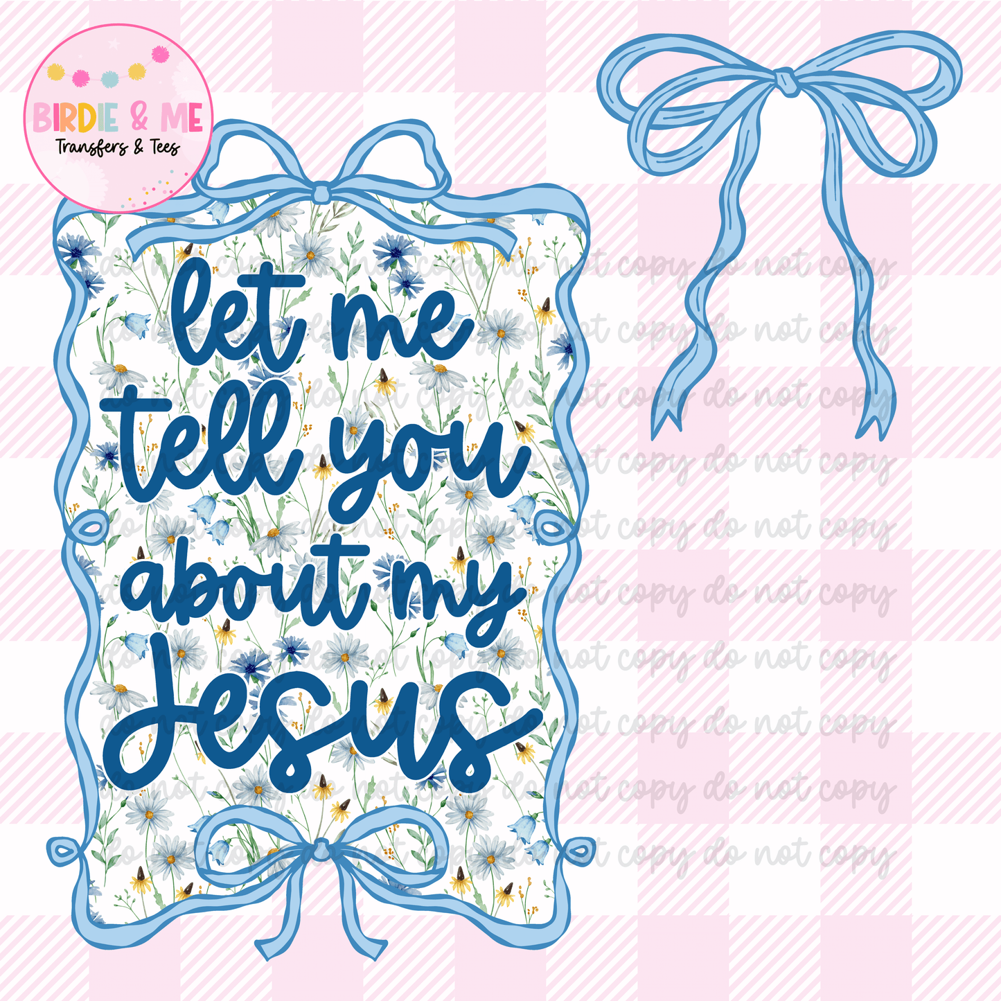 Let Me Tell You About My Jesus (W/ Pocket)