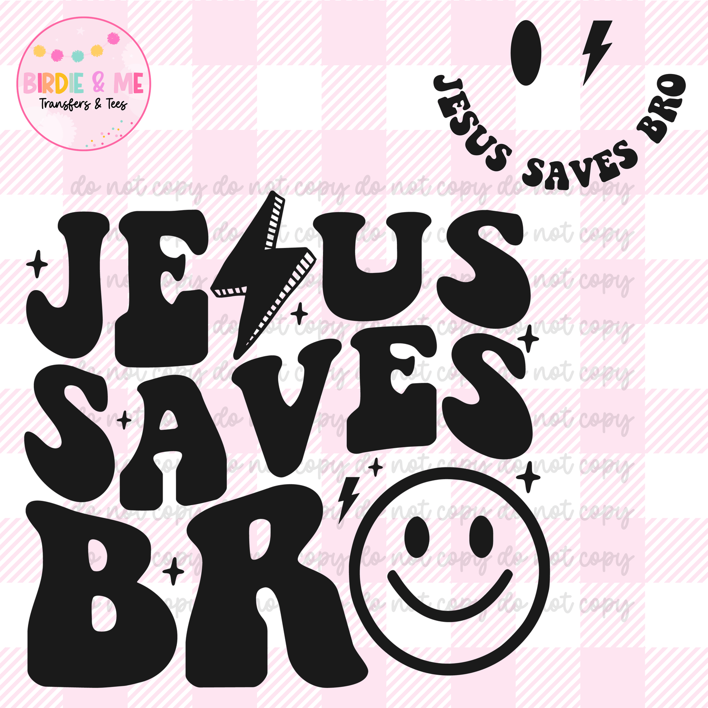 Jesus Saves Bro (W/ Pocket)