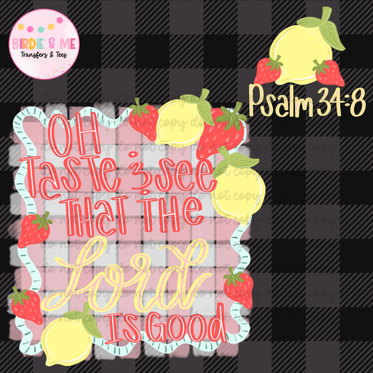 The Lord Is Good (W/ Pocket)