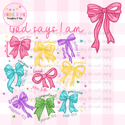 God Says I Am (W/ Pocket)