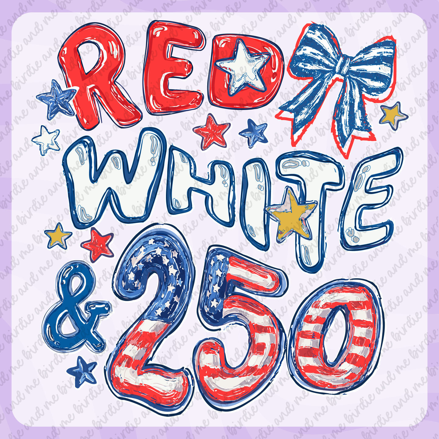Red, White & 250