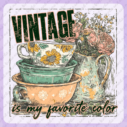 Vintage Is My Favorite Color