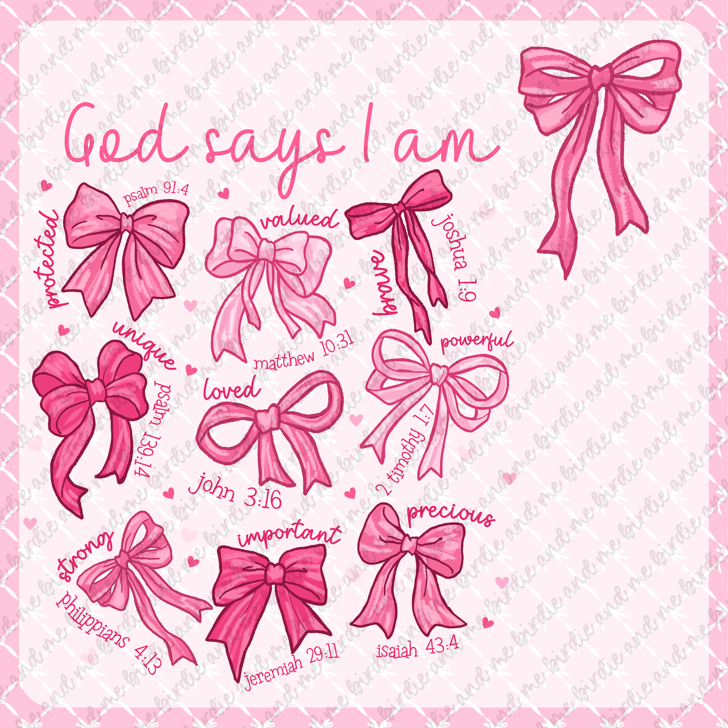 God Says I Am (W/ Pocket)