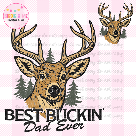 Best Buckin' Dad (W/ Pocket)