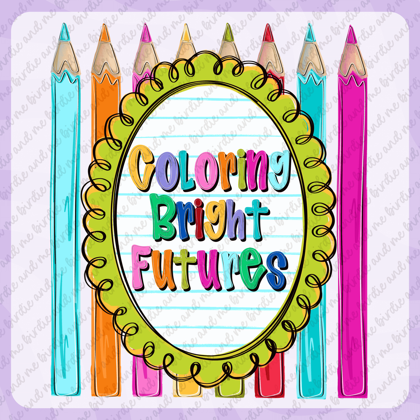 Coloring Bright Futures