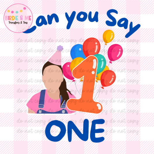 Can You Say One (W/ Family)