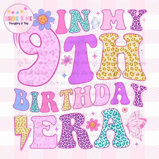 In My 9th Birthday Era