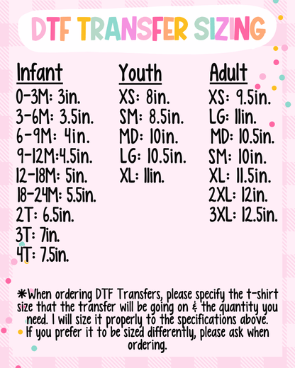 Custom DTF Transfers