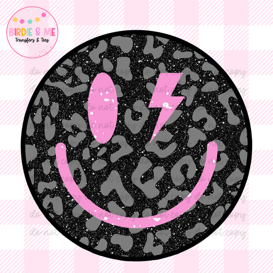 Cheetah Print Smiley