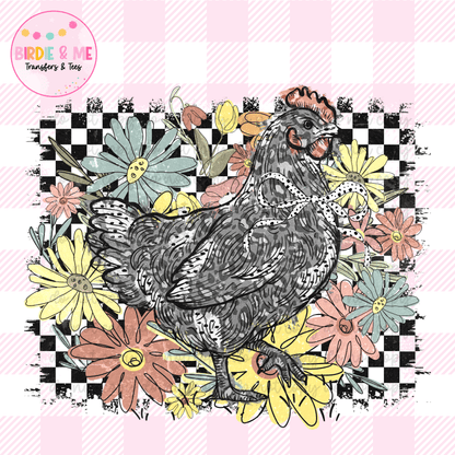 Floral Chicken