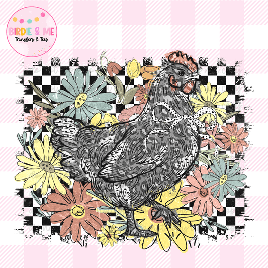 Floral Chicken